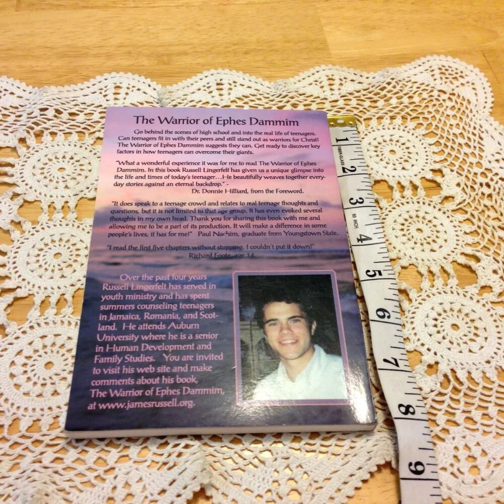 Book Sale! 3 for $10! Christian Teen Testimonial, Warrior of Ephes Dammim